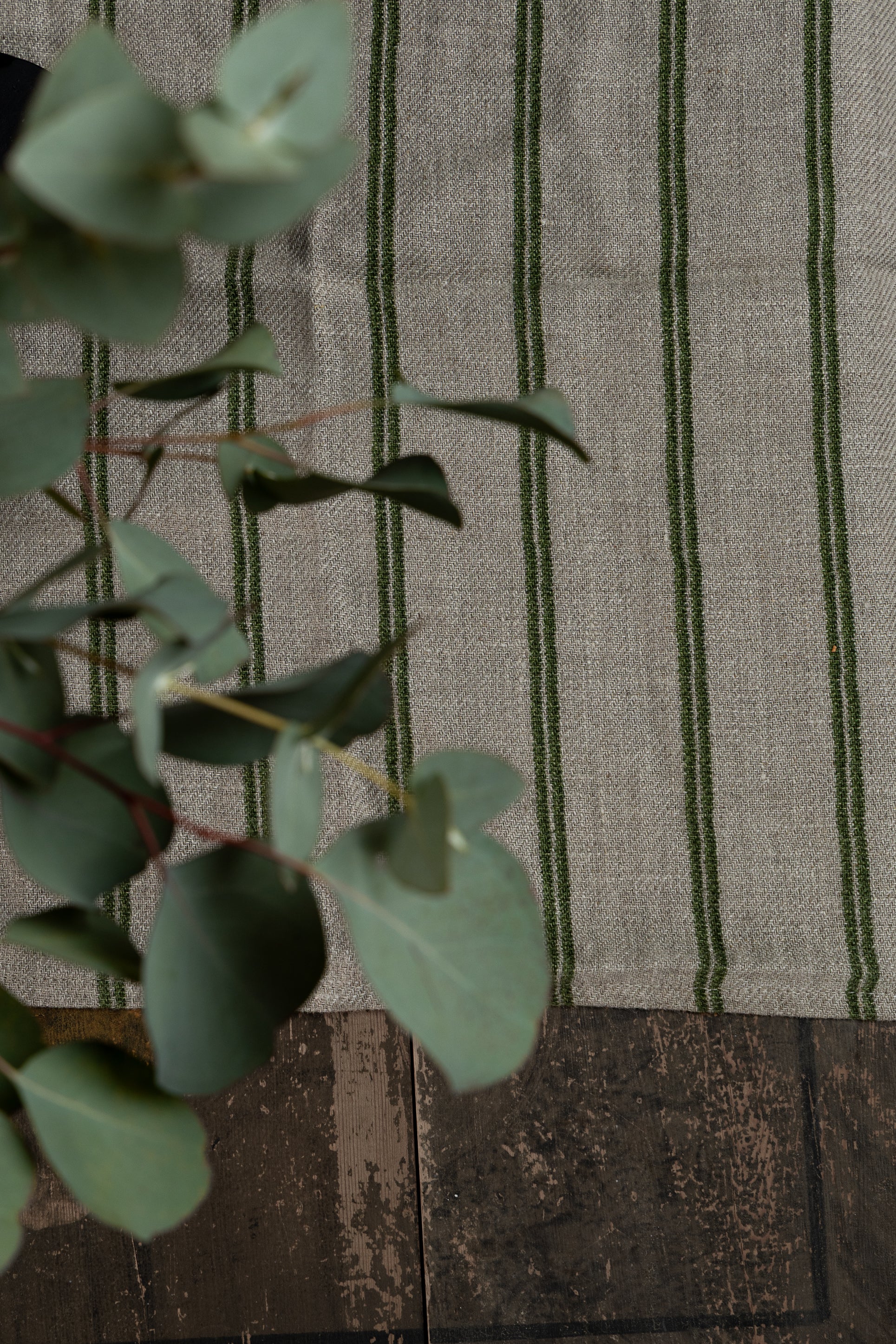 Linåker løper 44x140 cm - Natur og grønn