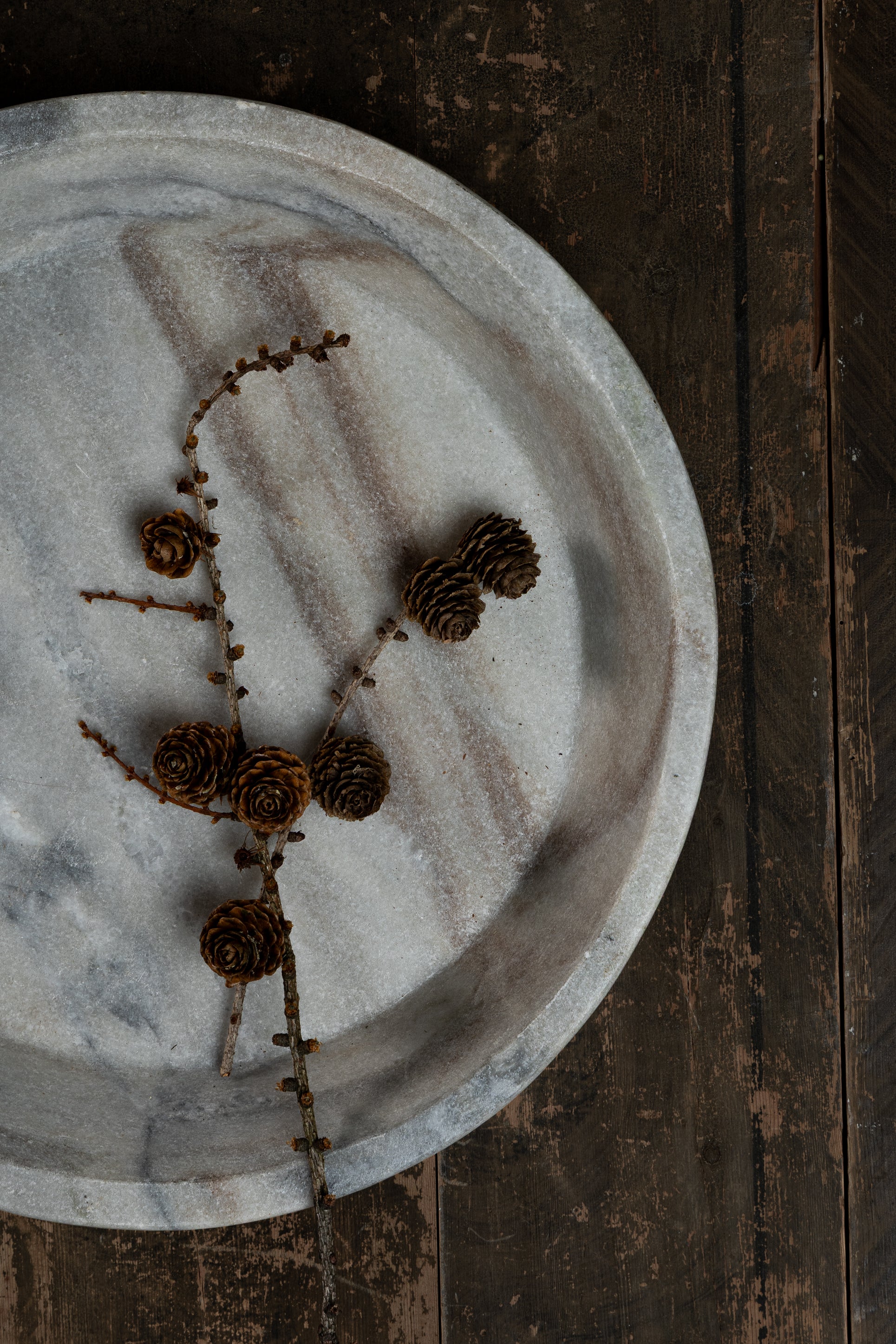 Ekstra stort marmorfat #1