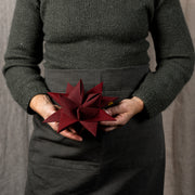 Julestjerne L -Tweed Rojo