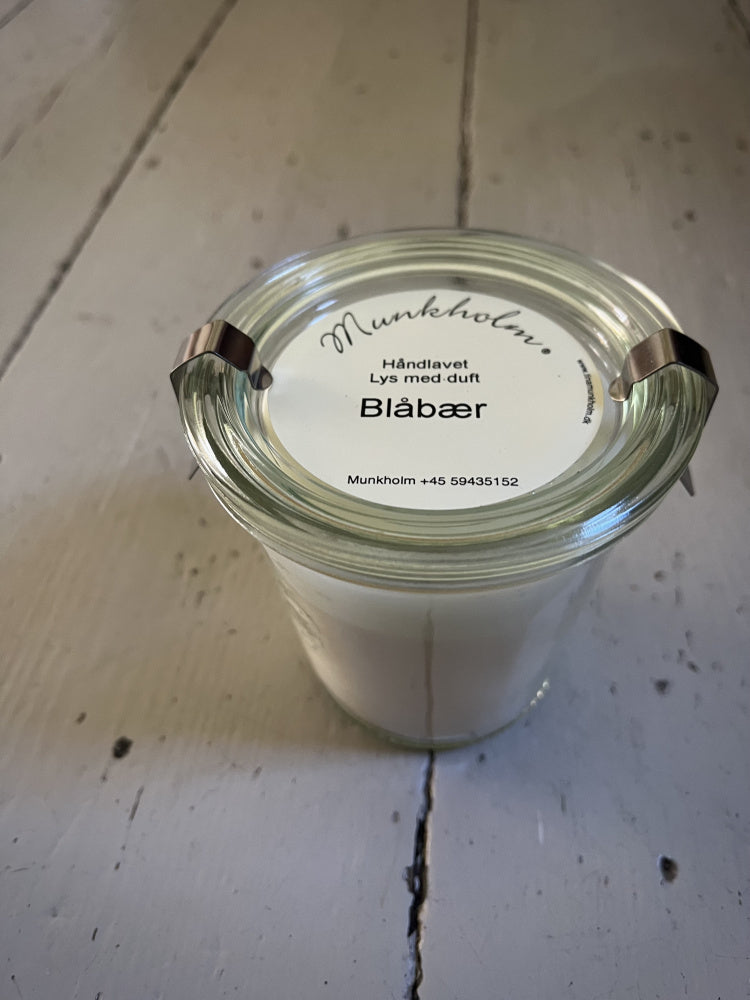 Munkholm duftlys blåbær