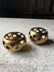 Messinglysestake telys #35