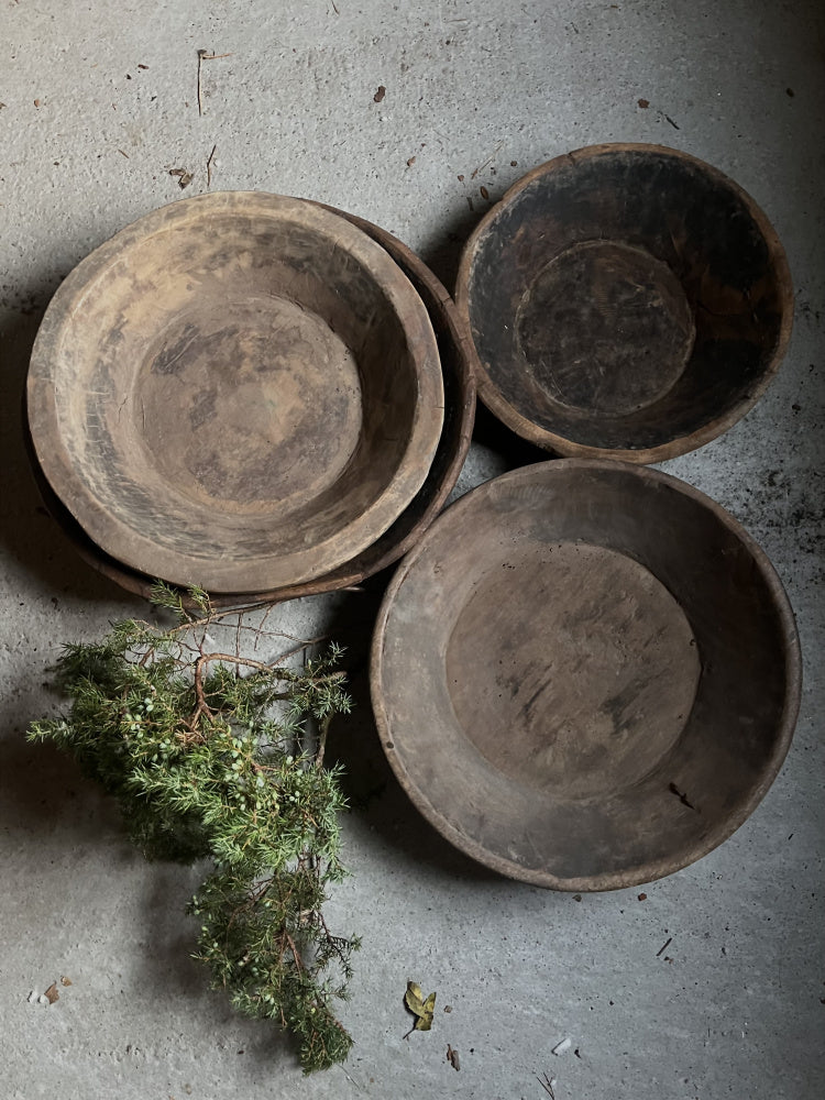 Stort rustikk fat 55 cm