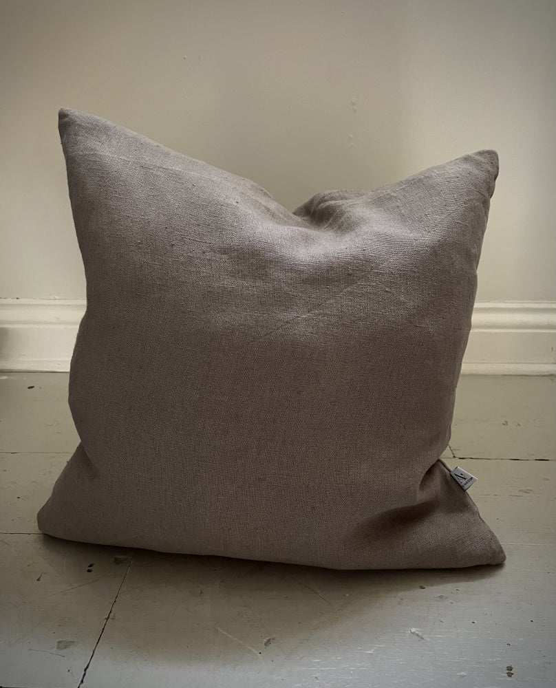 Putetrekk lin 45x45cm - Latte