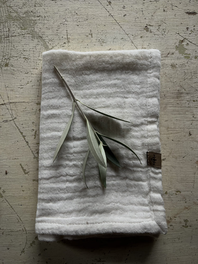 Tøyserviett 4 pk - Elfenben