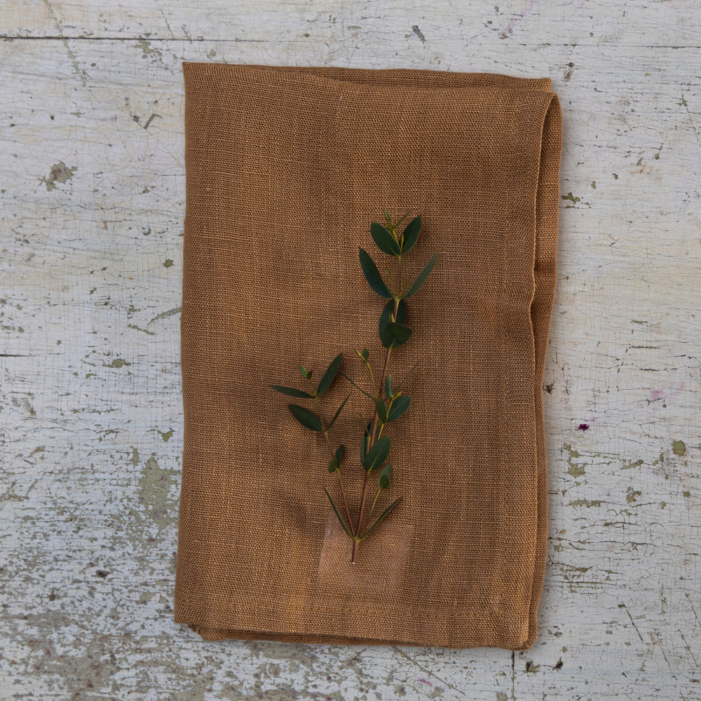 Linserviett 4 pk camel