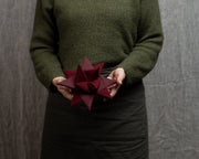 Julestjerne L -Bordeaux