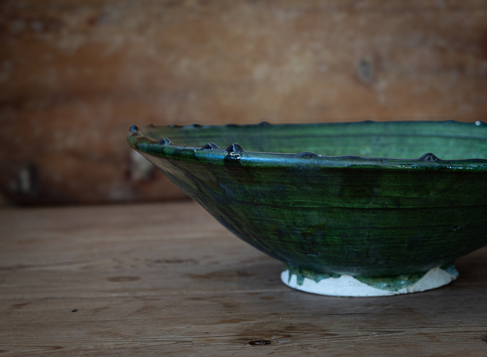 Tamegrout skål str L - grønn