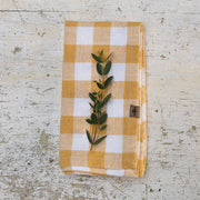 Tøyserviett 4 pk gul og hvit