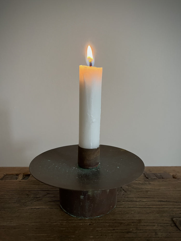 Kobberfarget lysestake - str M