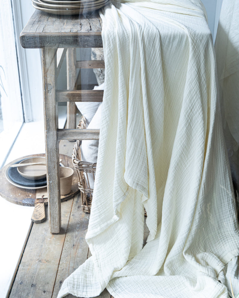 Duk 220x140 cm - elfenben