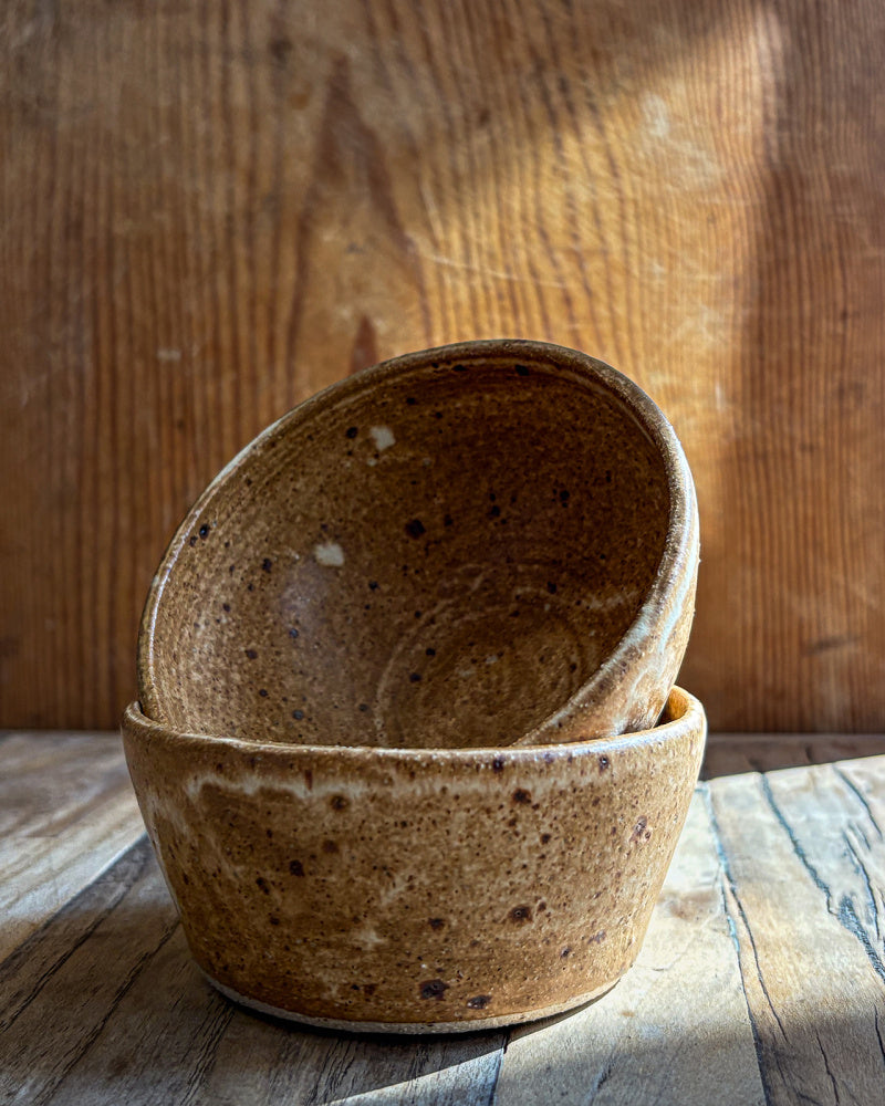 Keramikkskål liten brun