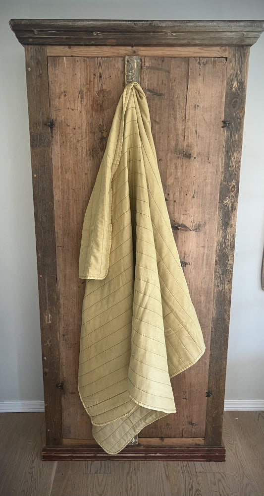 Pledd 130x180 cm - gult