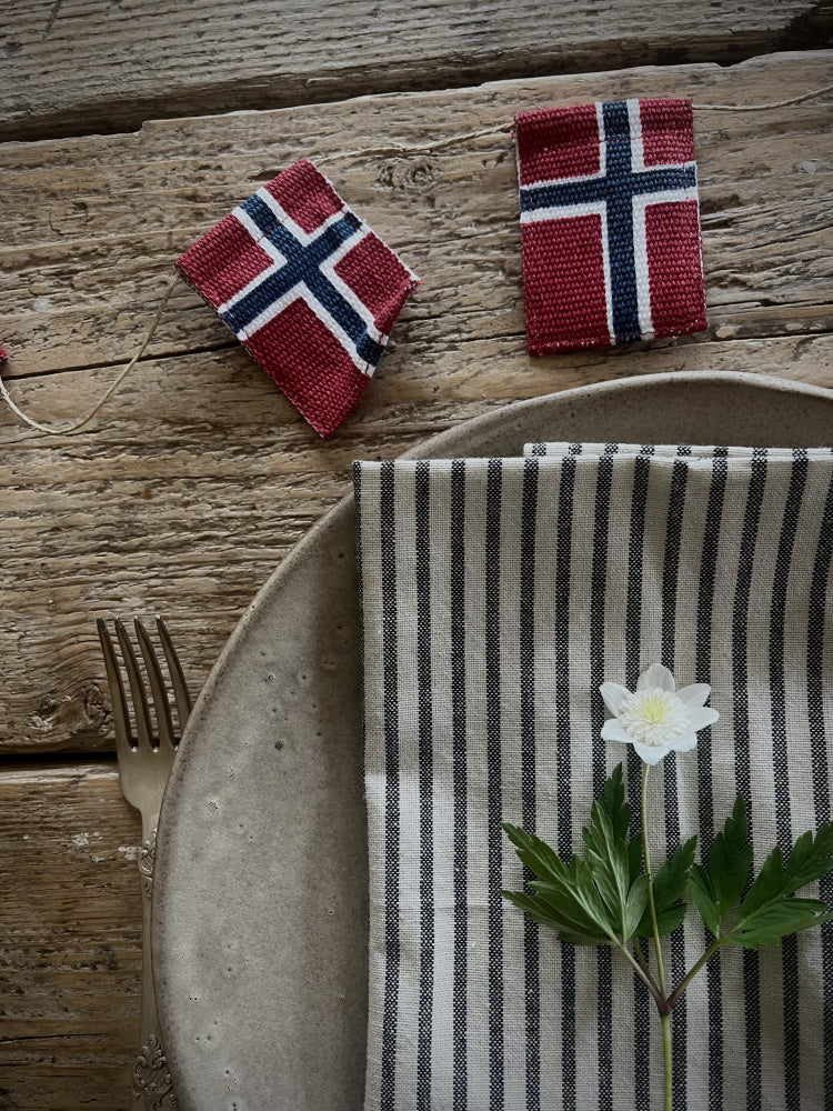 Tøyserviett 4 pk - Striper