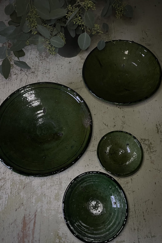 Tamegrout skål str L - grønn