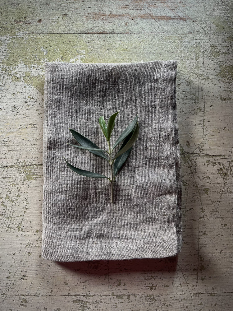 Linserviett 4 pk - Beige