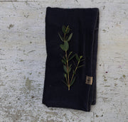 Tøyserviett 4  pk sort