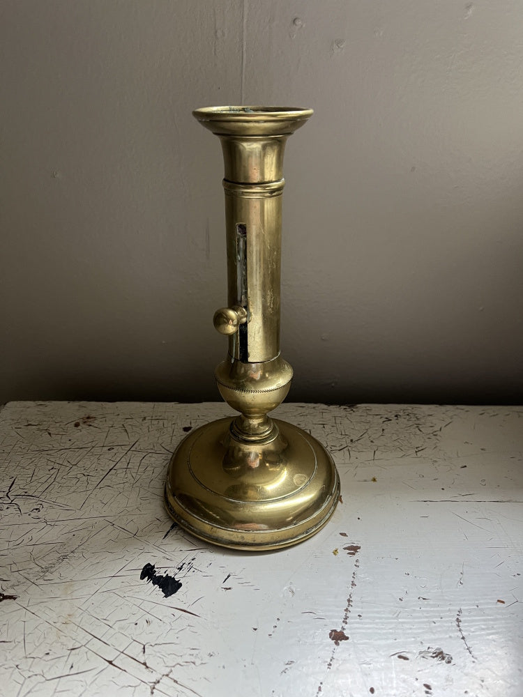 Fransk antikk messingstake #4