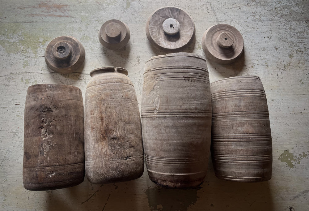 Vintage trepotte bleket