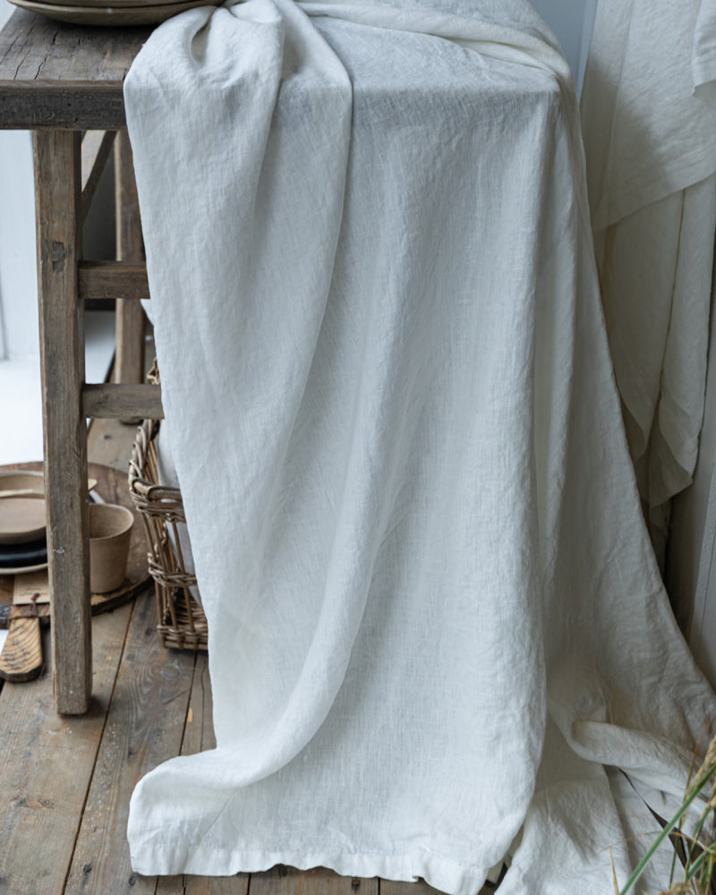 Linduk 142x270 cm - hvit