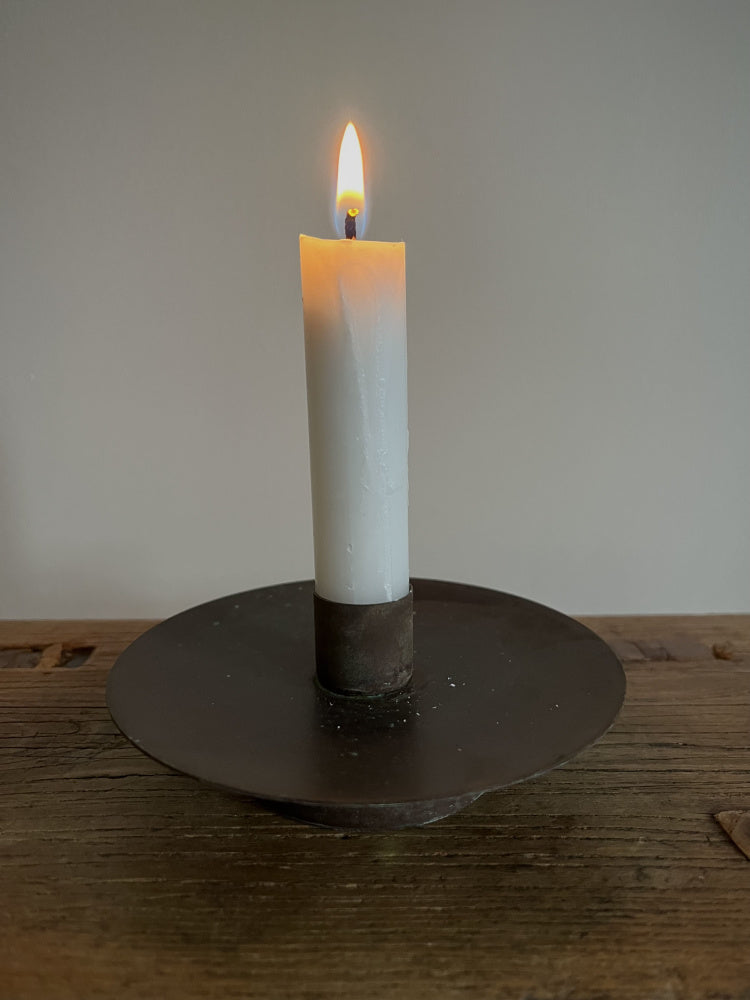 Kobberfarget lysestake - str S