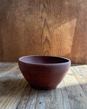Keramikkskål mellomstor brun