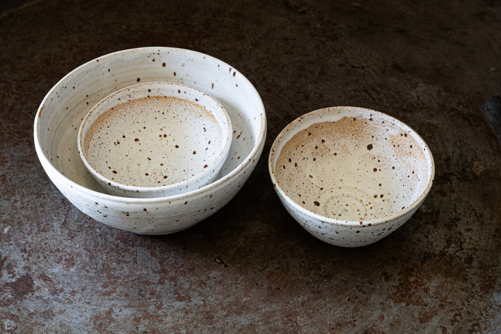 Håndlagd keramikkskål liten