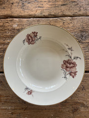 Skål gammelrosa blomst 25 cm