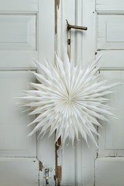 Julestjerne papir hvit