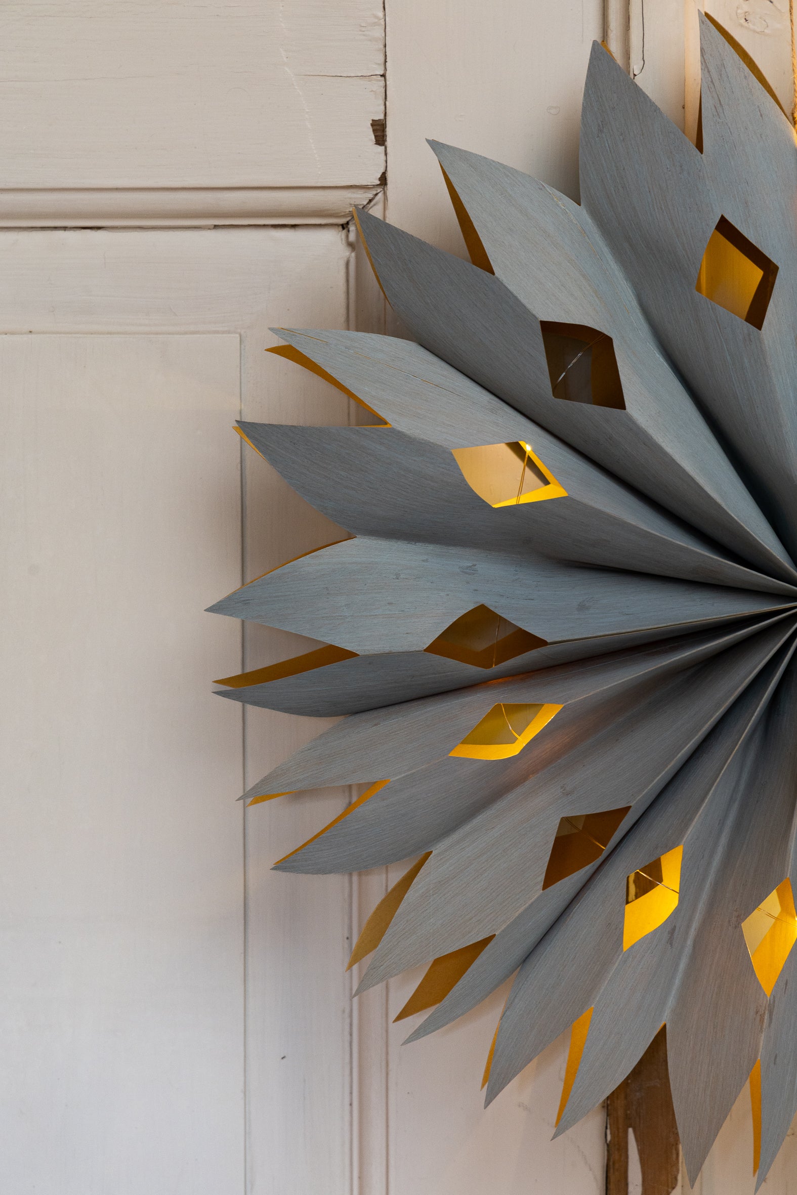 Julestjerne dus blå