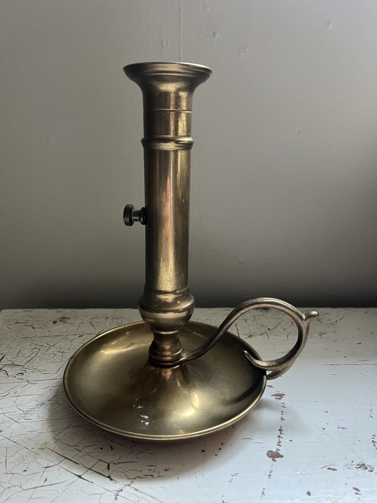 Fransk antikk messingstake #5