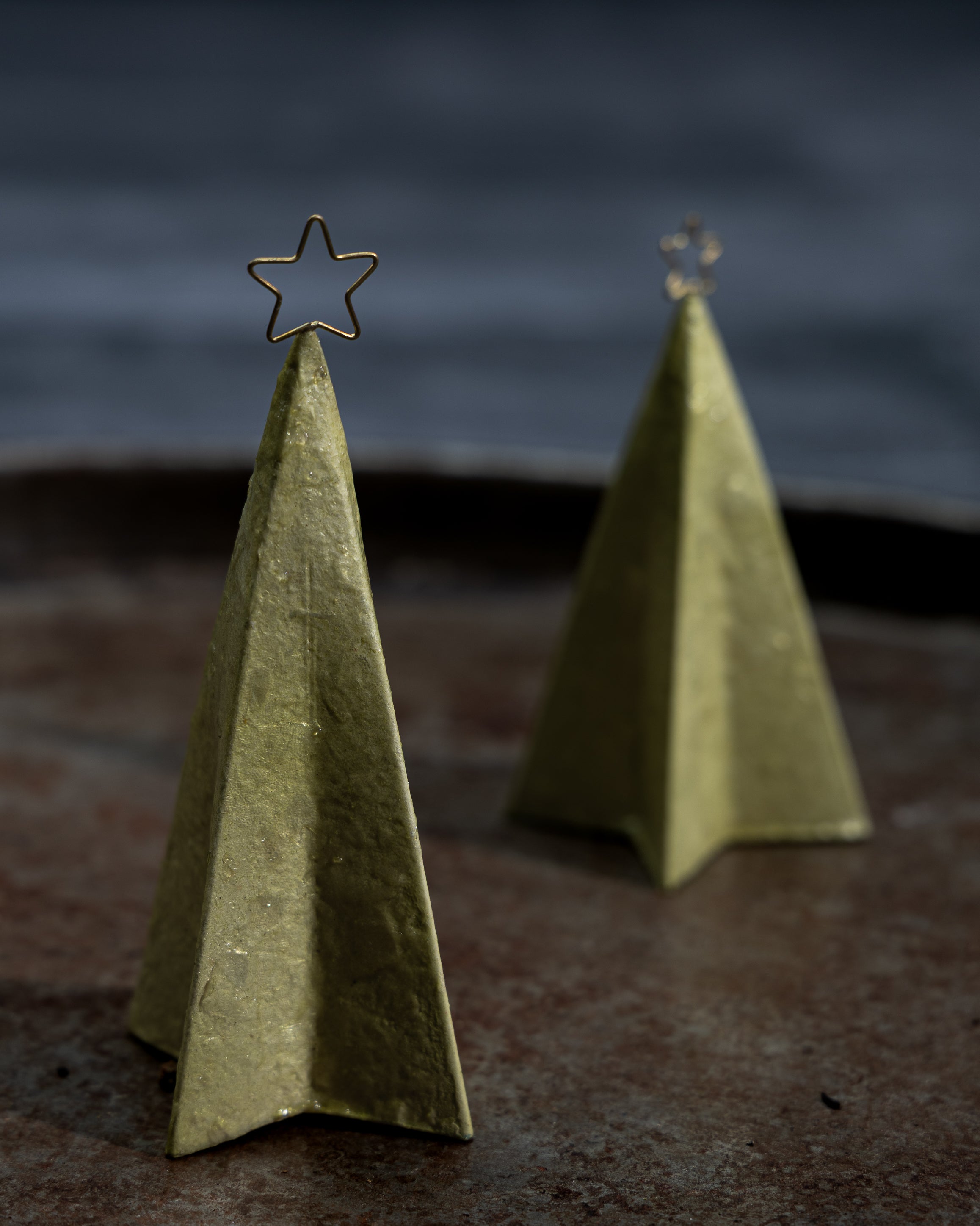 Juletre med stjerne 14 cm