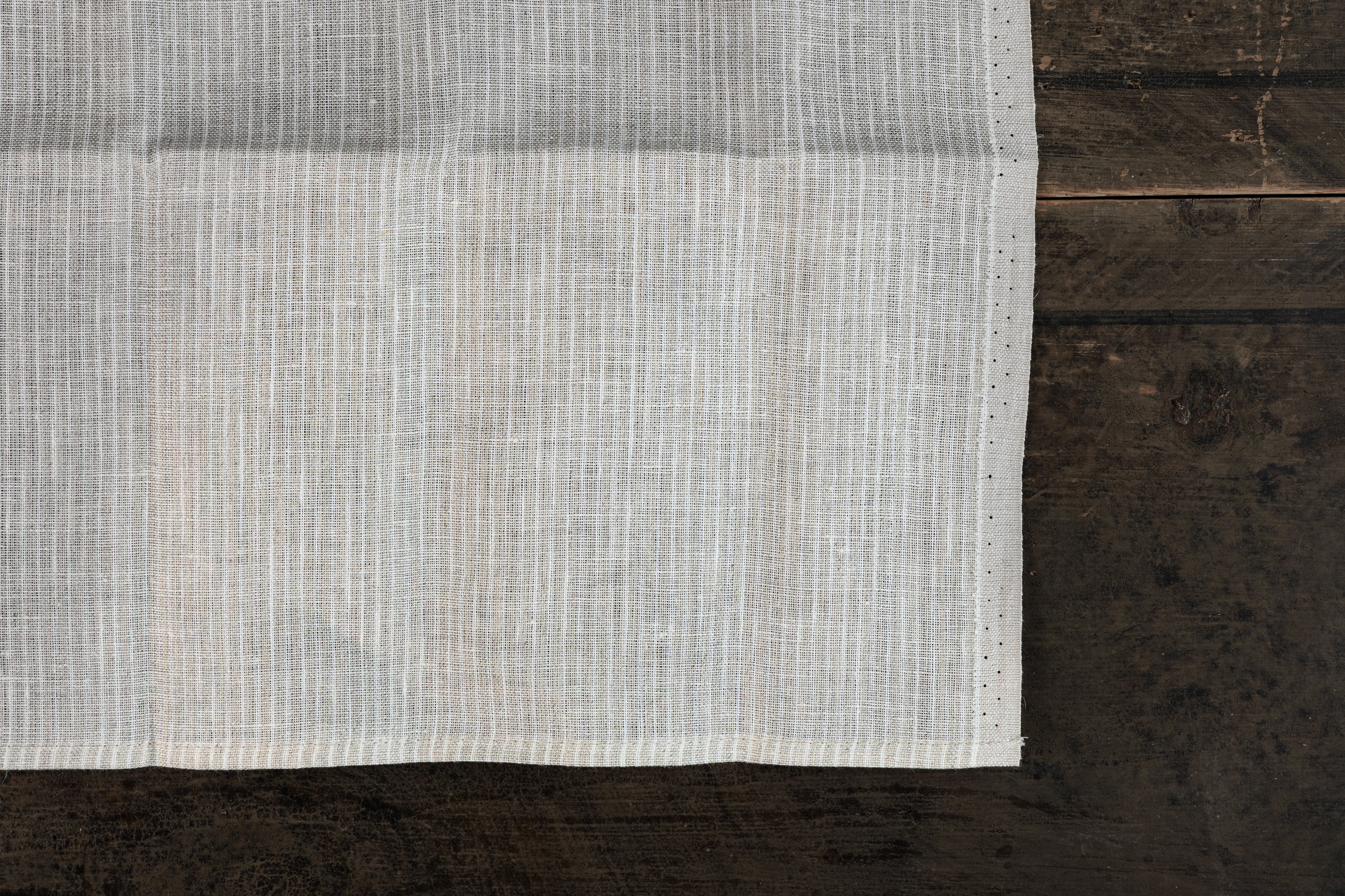 Kjøkkenhåndkle i 100% lin, 2stk - Grå og offwhite