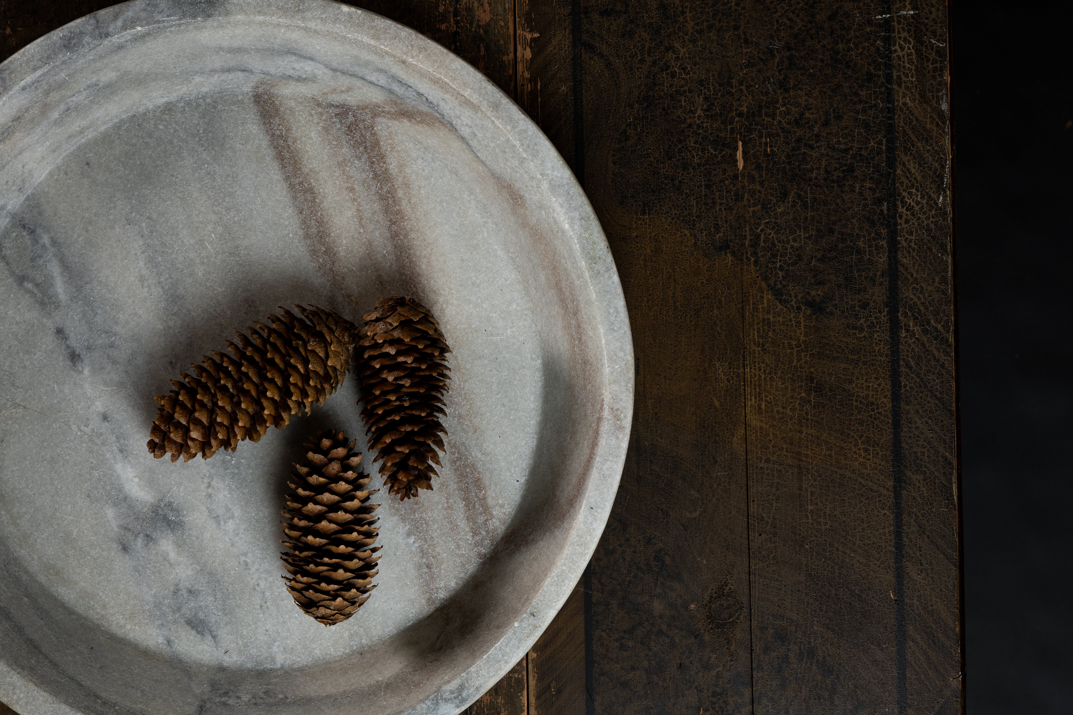 Ekstra stort marmorfat #1