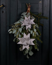 Stjerne- dørpynt - Cadet gray