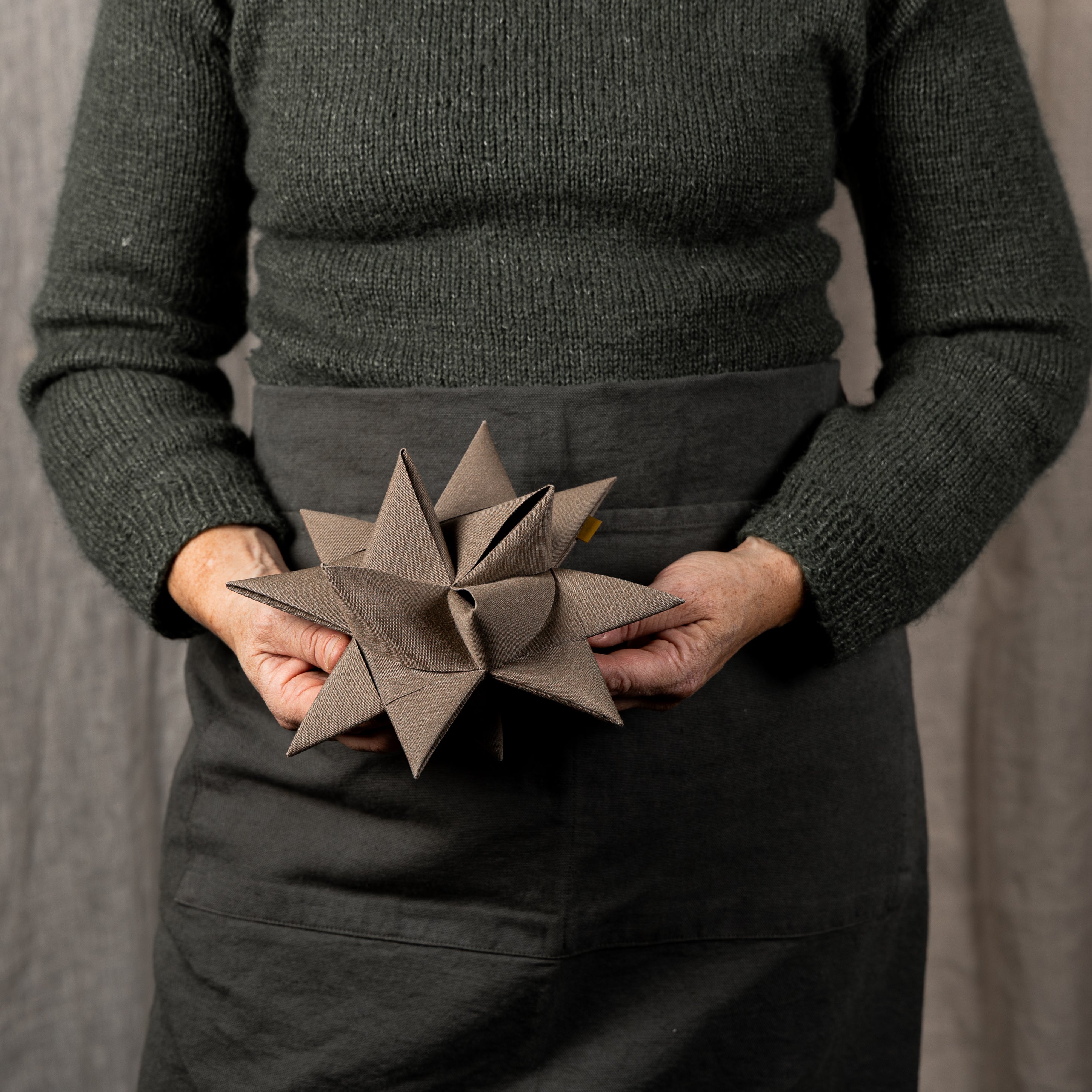 Julestjerne L -Taupe