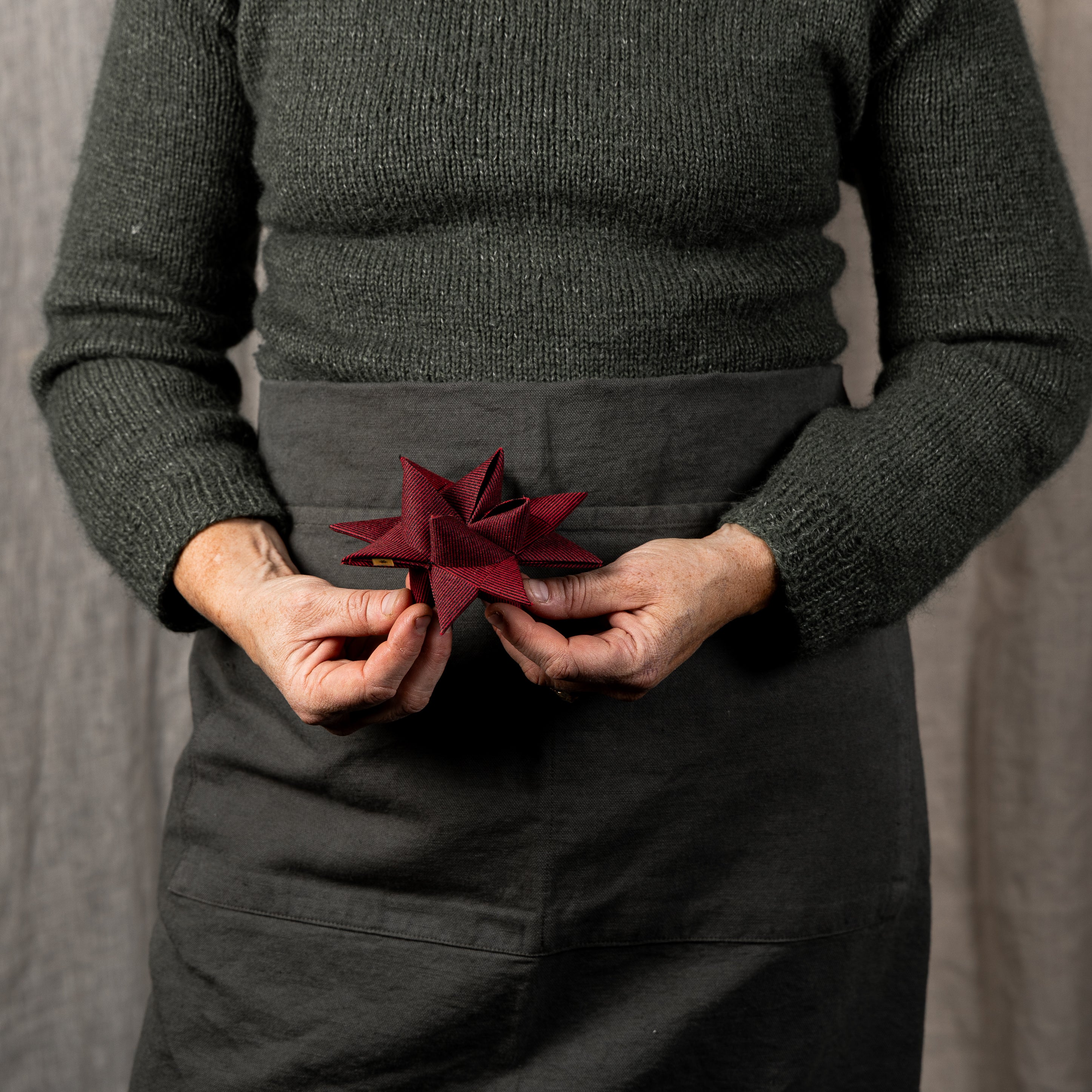 Julestjerne S -Tweed Rojo