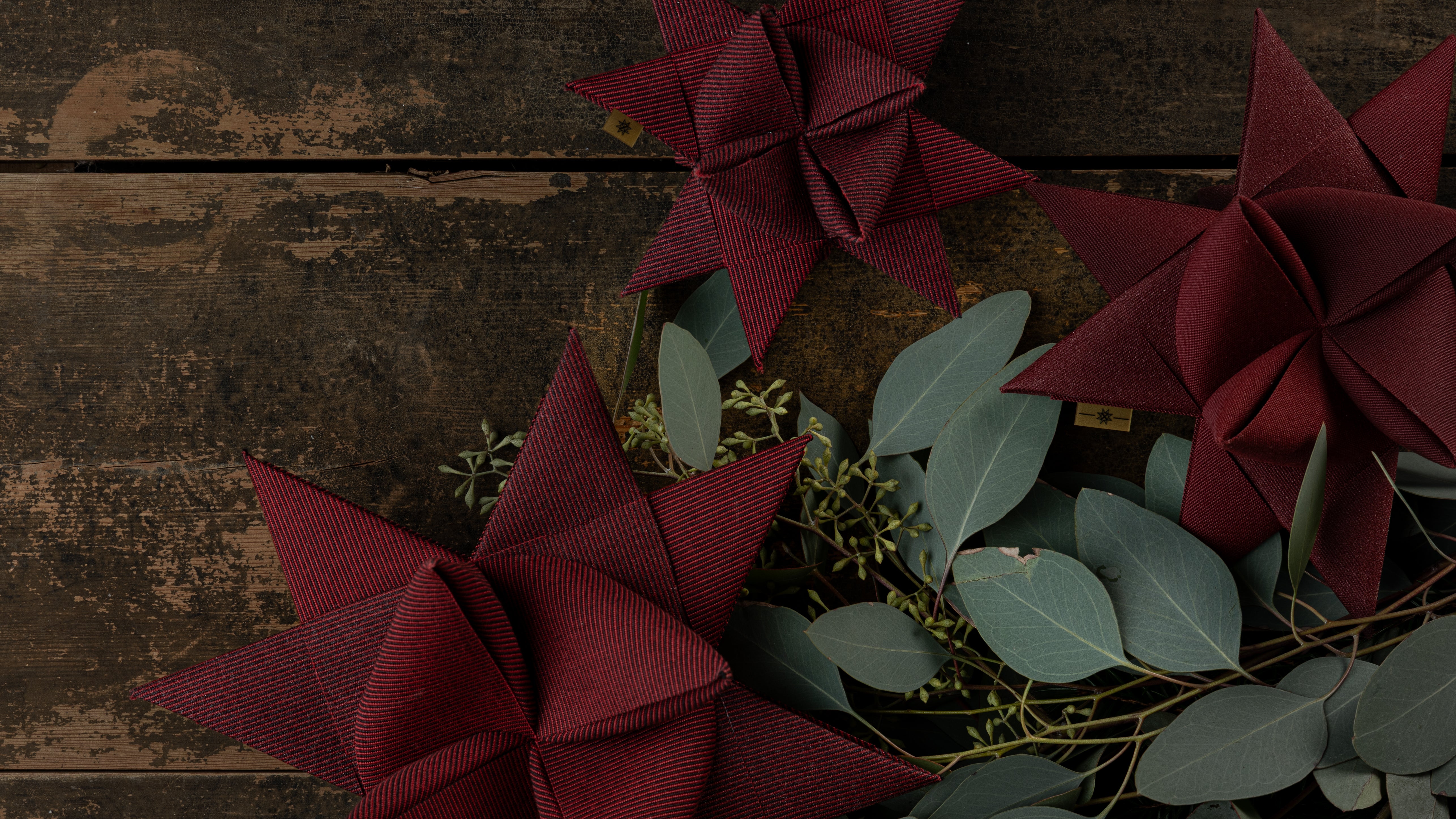 Julestjerne L -Tweed Rojo