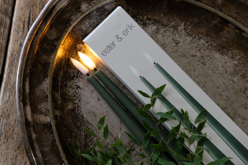 Led lys fra ester & erik 2 pk Green soil