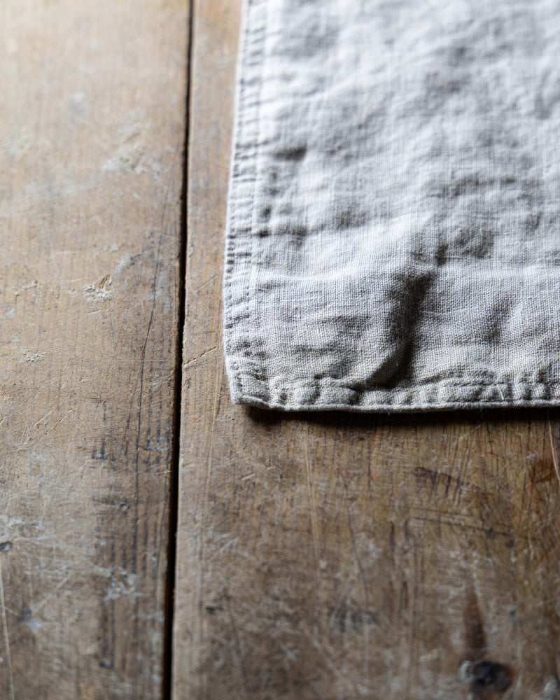 Putetrekk i lin, beige 45x45 cm