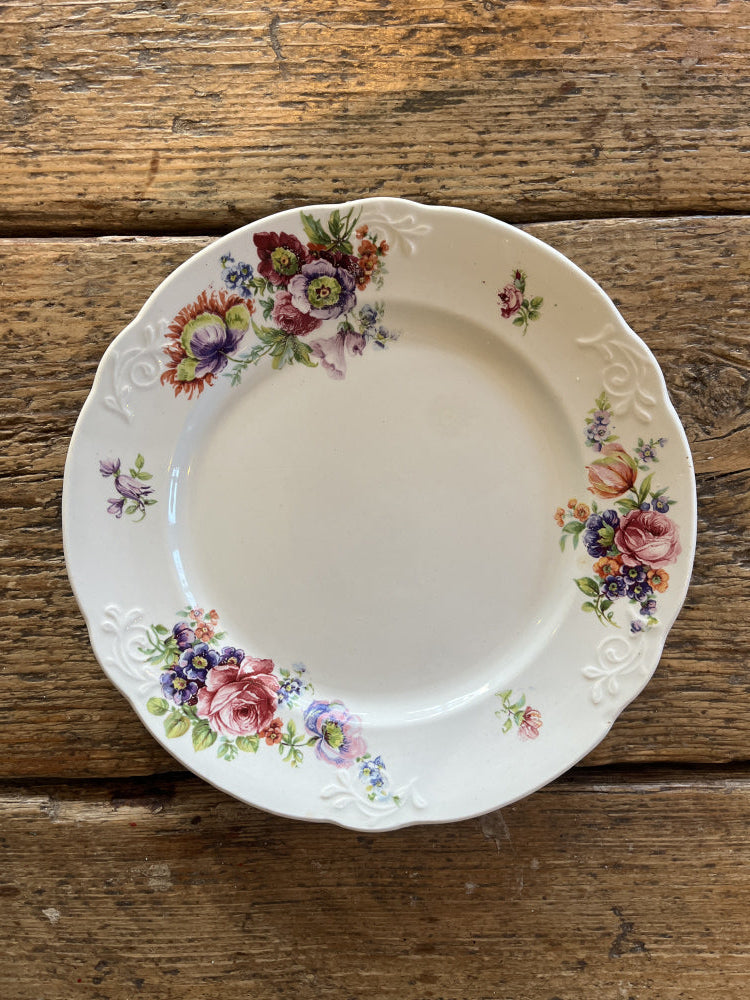 Asjett blomstermotiv 21 cm