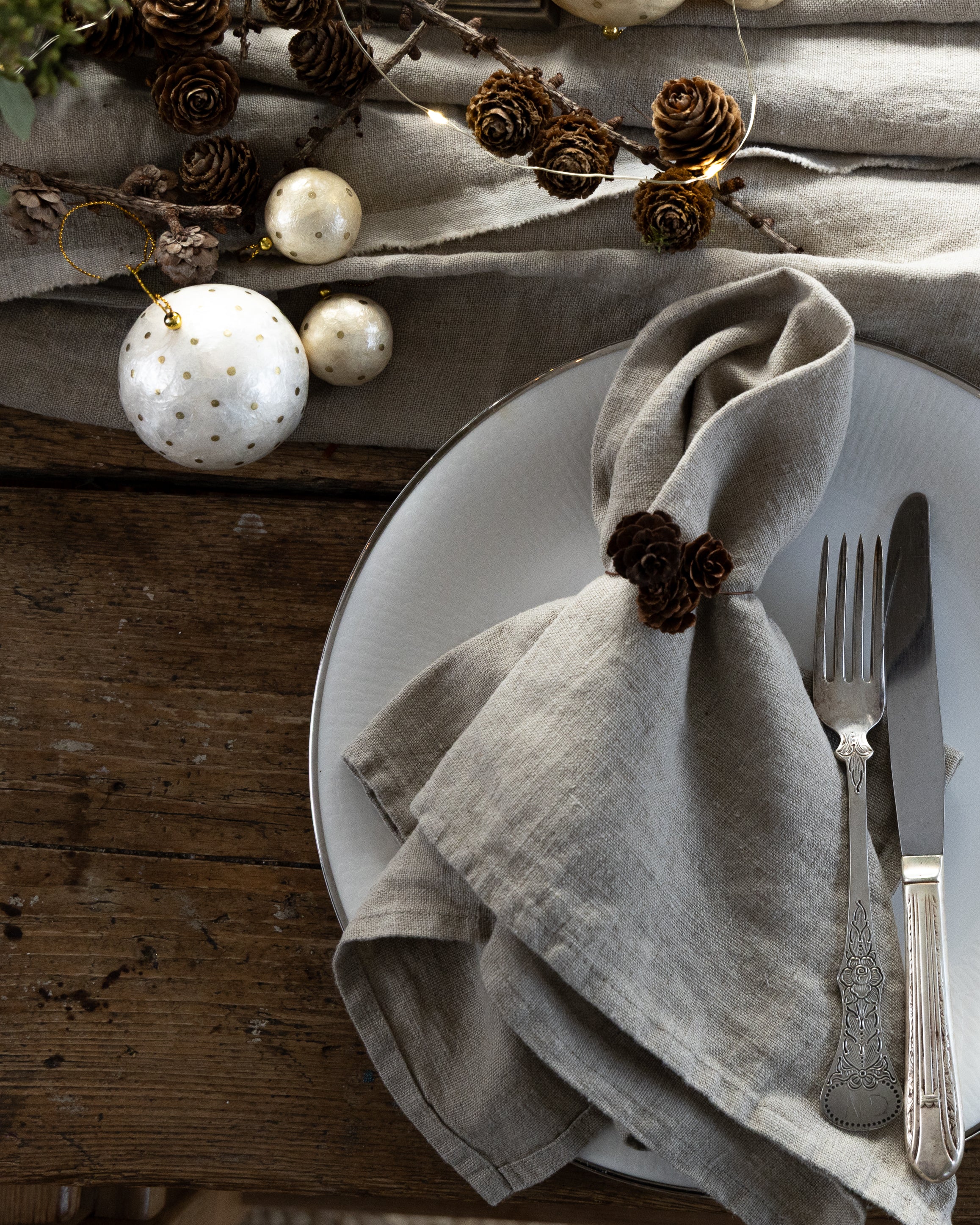 Linserviett Gård 43x43 cm