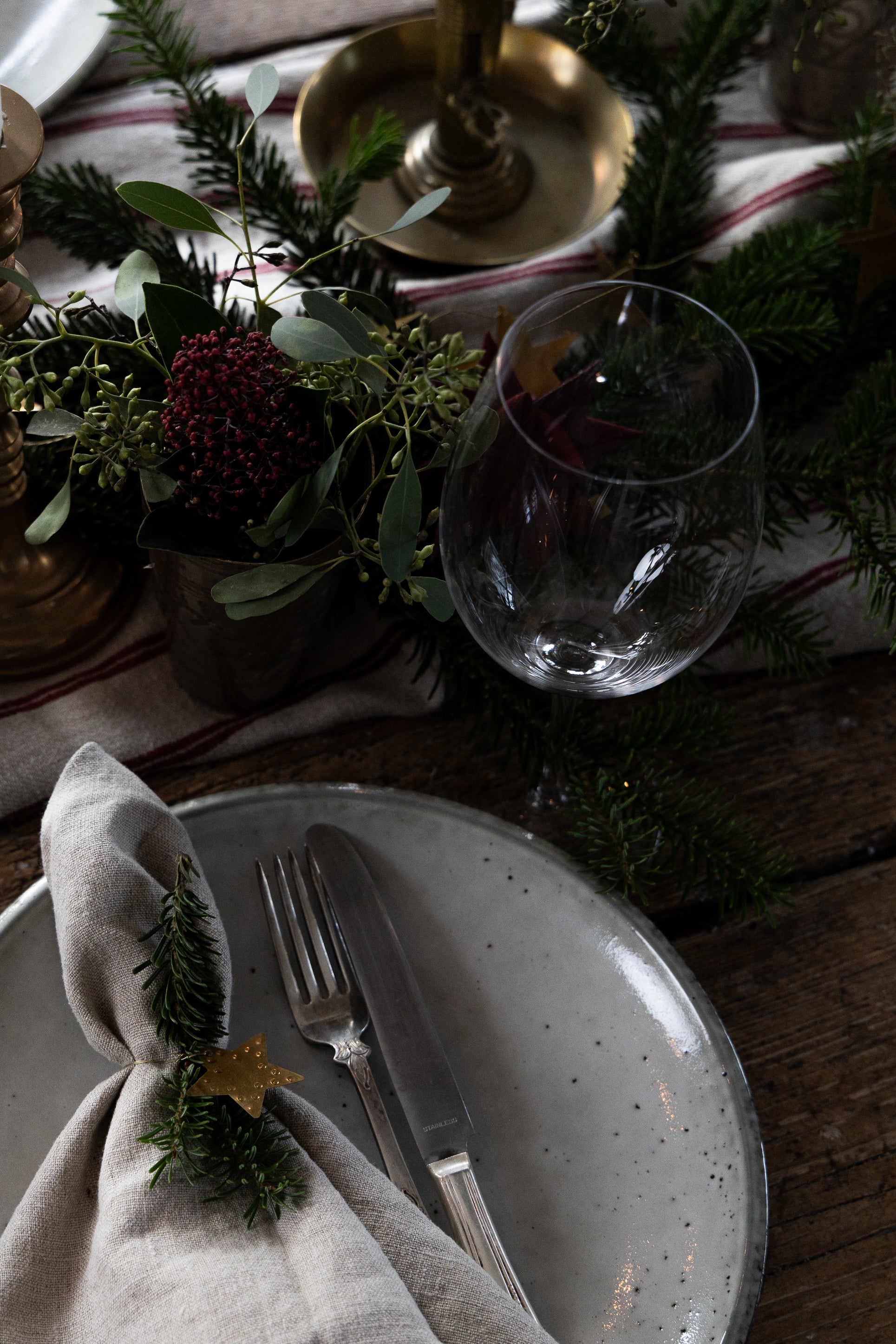 Stjerneornament blank gull 10 pakn