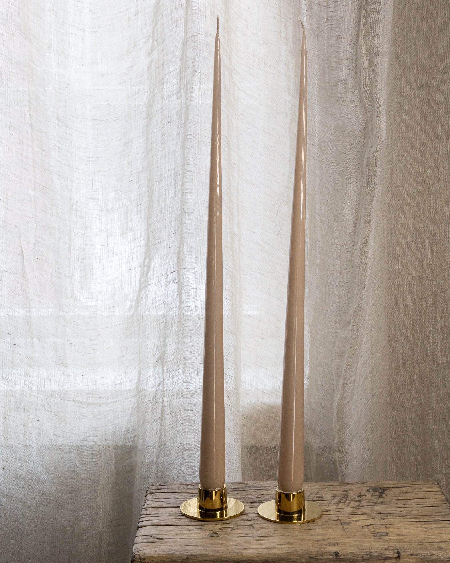 Stakelys 2 pk -Ice Latte - Lakkert - 42cm