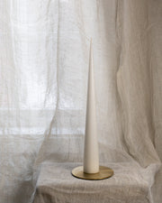 Kjeglelys 37 cm - Ivory