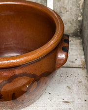Brun vintage krukke #23