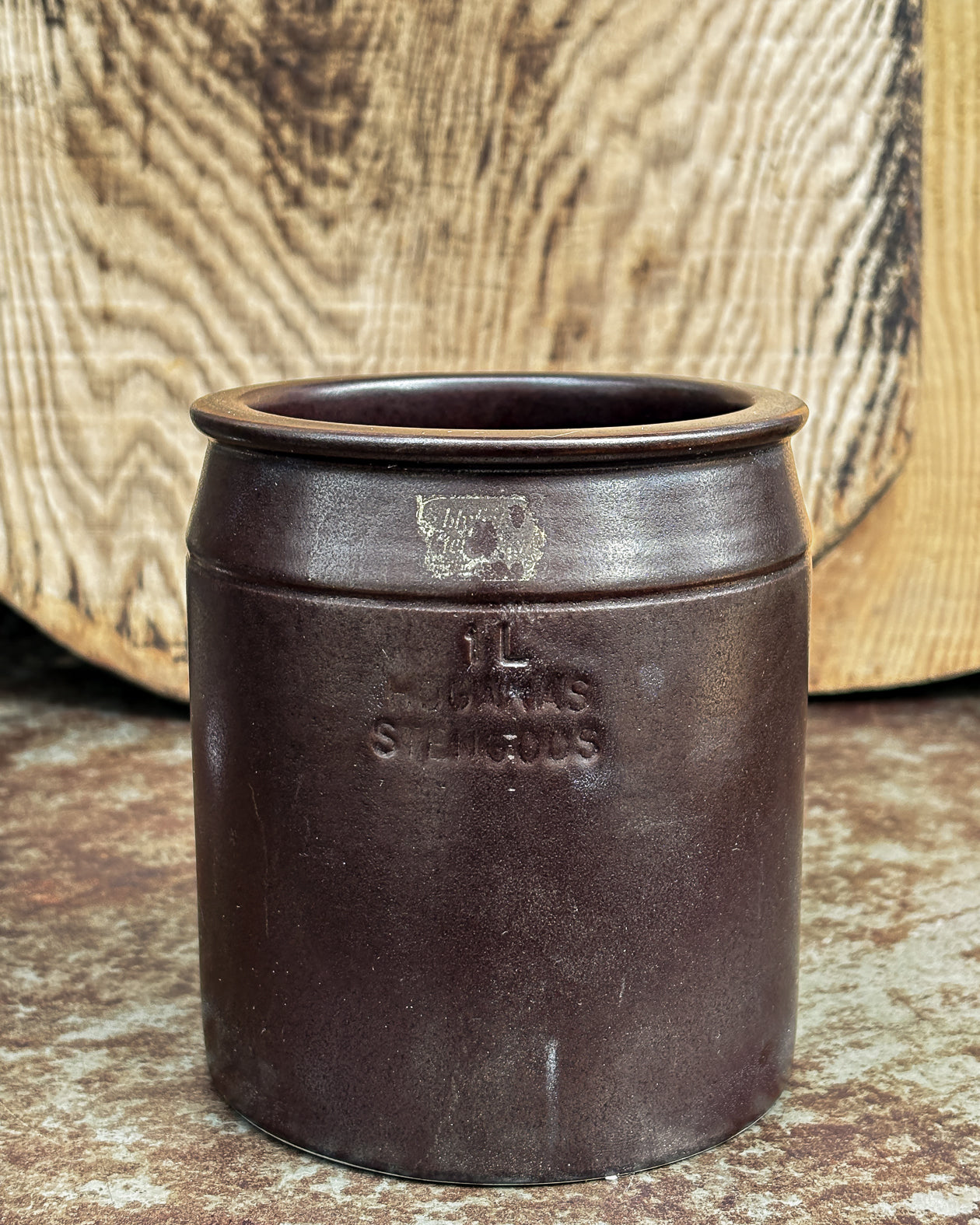 Höganäs keramikk krukke 13 cm, 1L