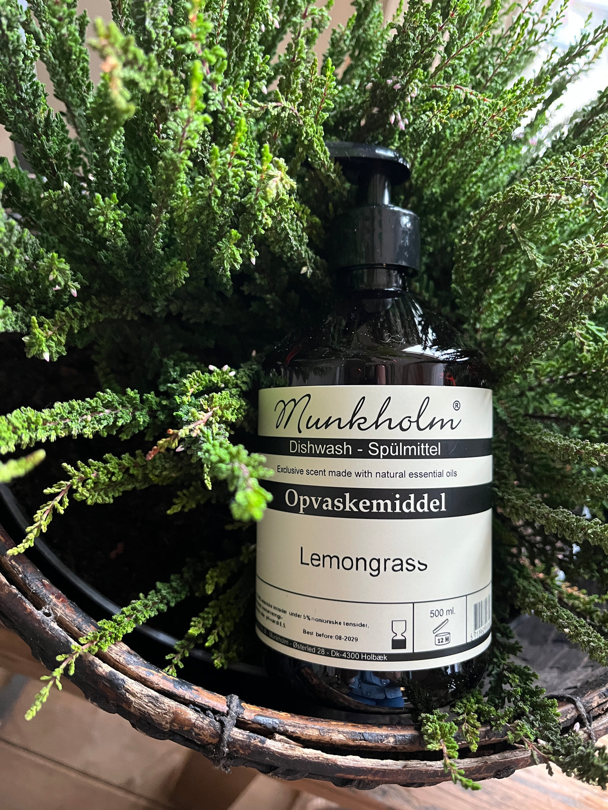 Oppvaskmiddel - Lemongrass, brun flaske