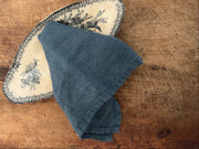 Kjøkkenklut i slitesterk vevd lin - Petrolblå