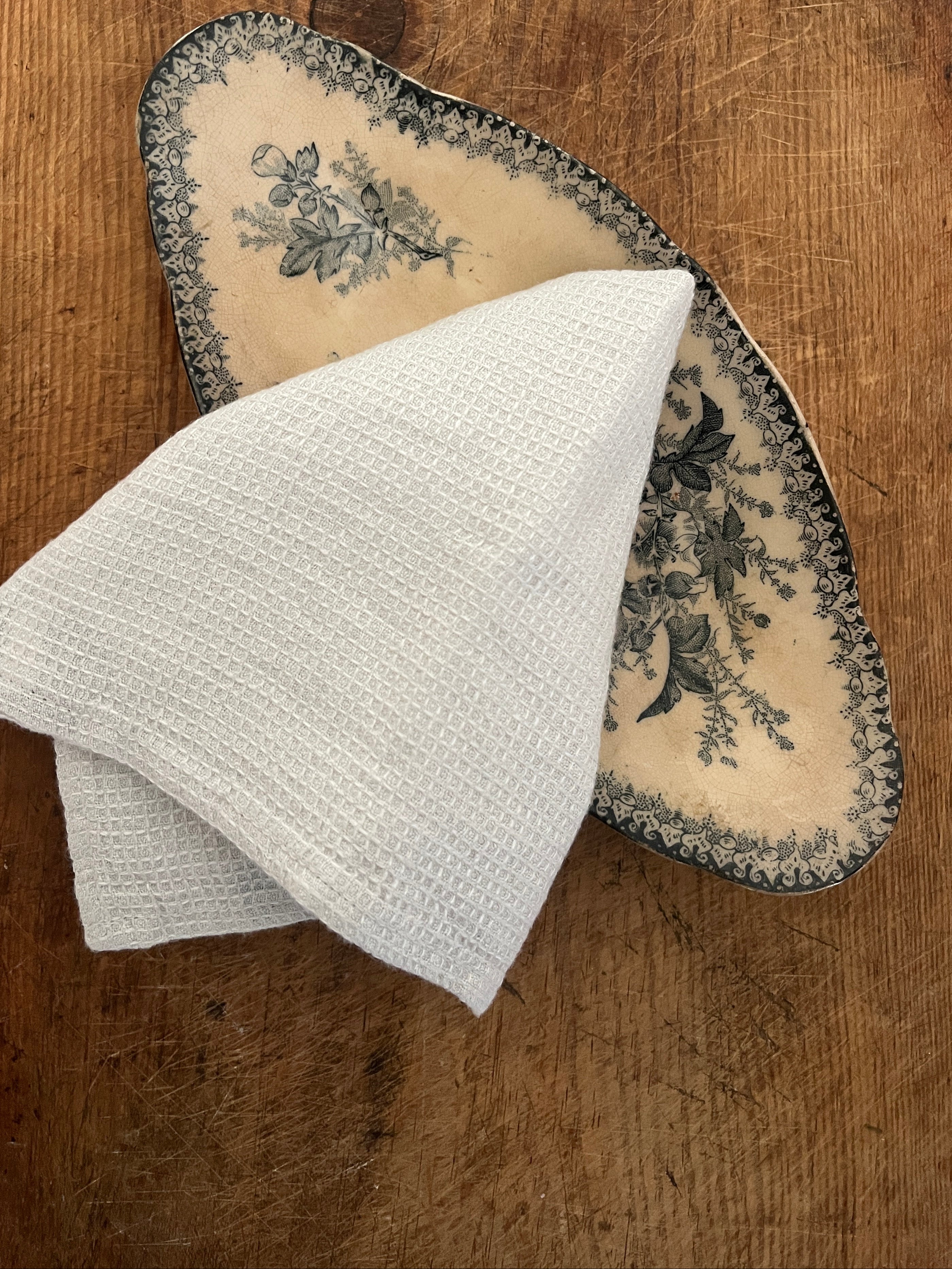 Kjøkkenklut i slitesterk vevd lin - Lin