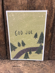 Julekort - Skog